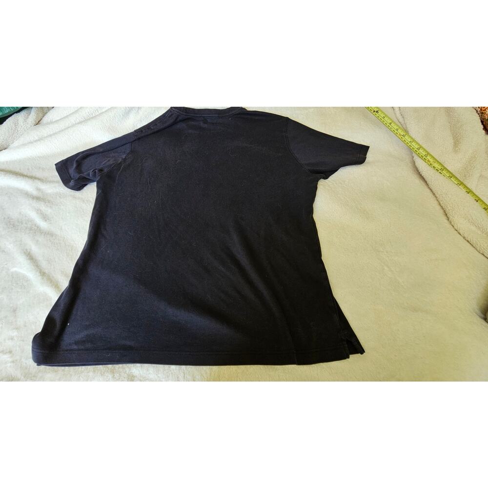 Robert Barakett Black Pima Cotton T Shirt Men's size XXL Crew Neck Quality Soft - Picture 4 of 6